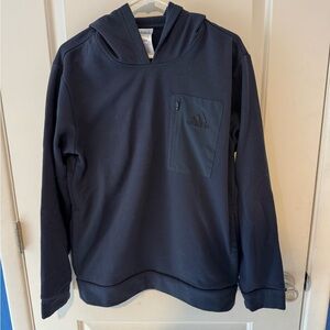 Adidas Navy Hoodie with Chest Pocket